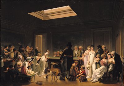 A Game of Billiards by Louis Leopold Boilly